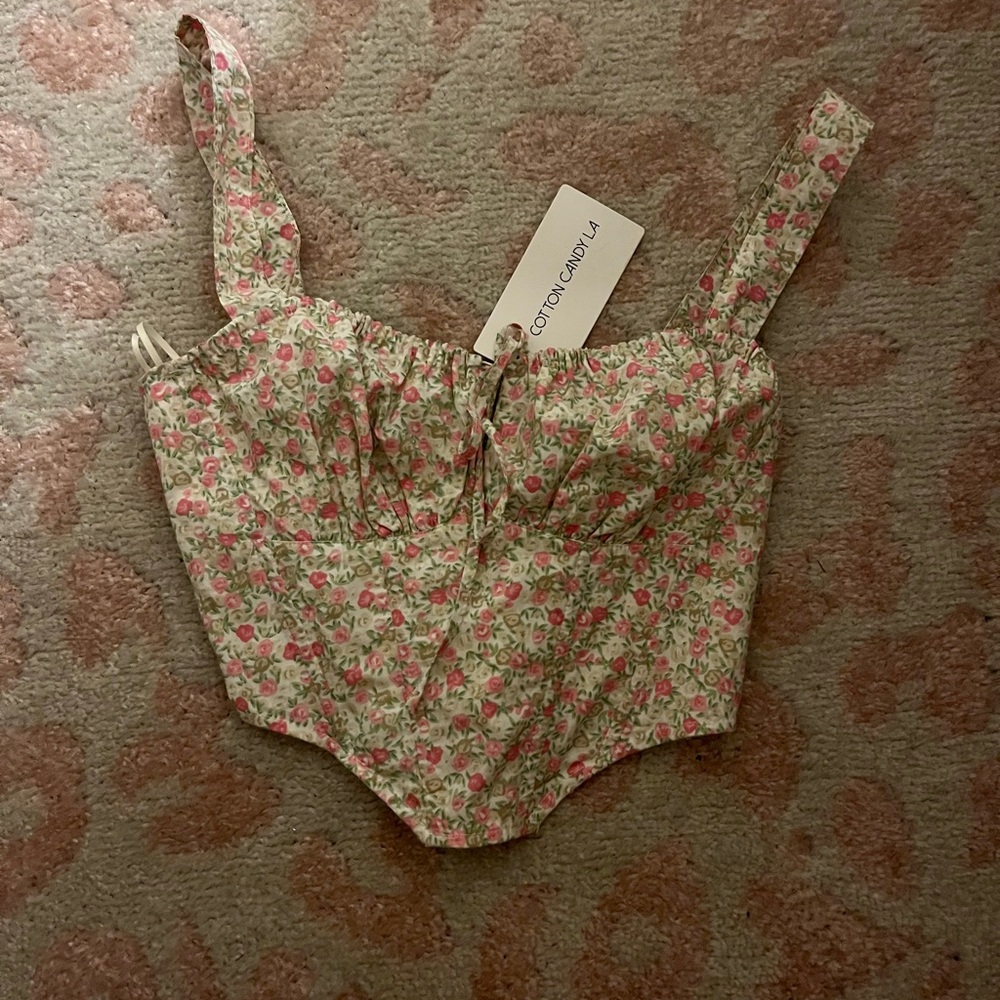 Flower Corset Top
